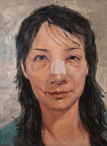 Tagreed Darghouth, Ghada, acrylic on canvas, 200 x 150 cm, 2009