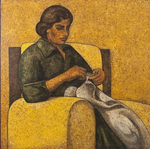 Louay Kayyali_Woman Sewing
