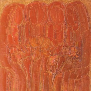 Paul-Guiragossian_Group-with-Flowers