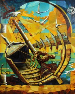 Artwork by Abdullah Al Muharraqi