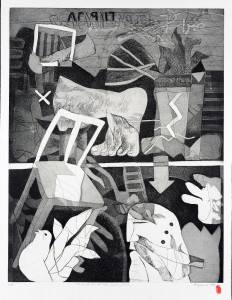 Artwork by Dia Azzawi