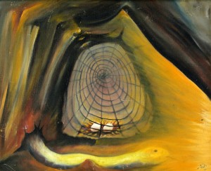 Artwork by Khalifa Al Qattan