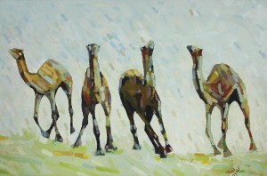 Artwork by Mohammed Al Qassab
