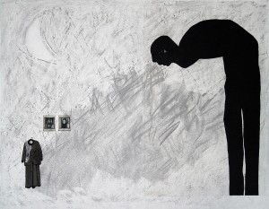 Video installation by Sadik Al Fraji
