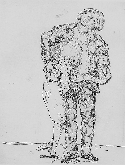 Mann und Frau (1967) , 44 cm x 32.0 cm