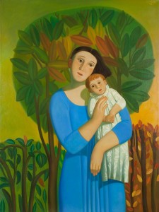 Painting by Afifa Alelby