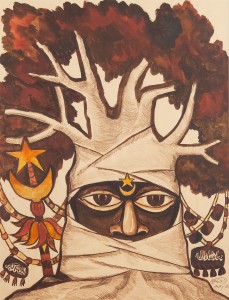 Painting by Thuraya Al Baqsami