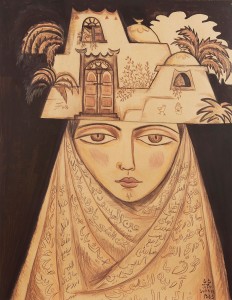 Painting by Thuraya Al Baqsami