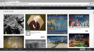 Barjeel artworks on Google Cultural Institute website
