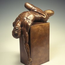 Sami Mohammed, Kuwait, b. 1943 Statue of Sabra and Shatila, 1982, bronze, 58 x 25 x 68 cm