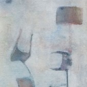 Composition, Watercolour, 29.5 x 10 cm, 1958