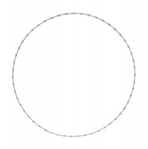 Metal razor wire, 196.6 x 174.4 cm, 2006