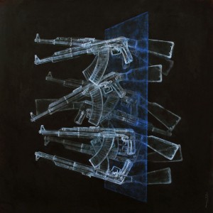 Mixed media on canvas, 150 x 150 cm, 2013