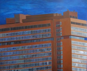 Acrylic on plywood, 100 x 120 cm, undated
