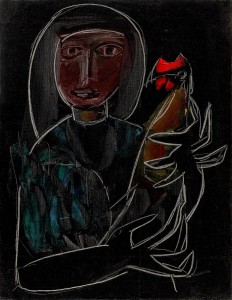 Oil on canvas, 64.7 x 50 cm, c. 1950’s