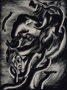 Ink on paper, 21 x 15.5 cm, c. 1940’s