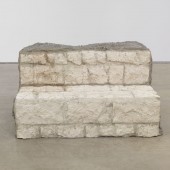 Limestone, mortar, wood, concrete, 49 x 89.5 x 66 cm, 2014