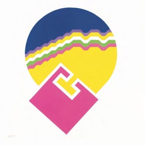 Acrylic on wood, 90 x 90 cm, 1974