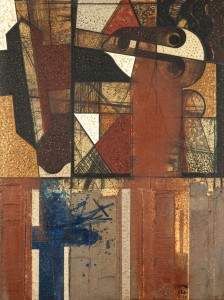 Mixed media on board, 100 x 75 cm, 1978