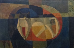 Oil on wood, 90.5 x 131 cm, 1964