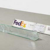 FedEx Tube by Walead Beshty