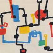 Woven tapestry by Etel Adnan