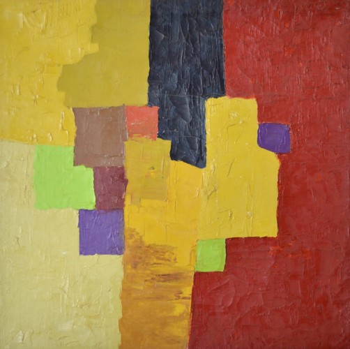 Painting by Etel Adnan