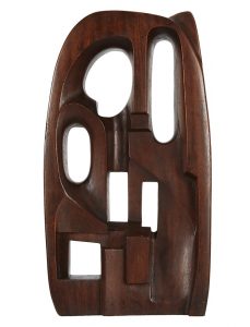 Wooden sculpture by Saloua Choucair