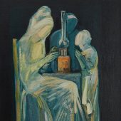 Oil Painting La Lamp by Paul Guiragossian