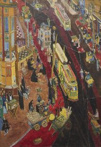 Painting by Egyptian artist Zeinab Abd El Hamid