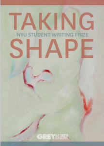 Writing competition catalogue cover