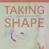 Writing competition catalogue cover