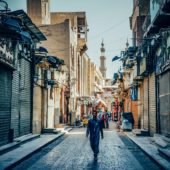 Cairo street scene by Alejandro Garcia
