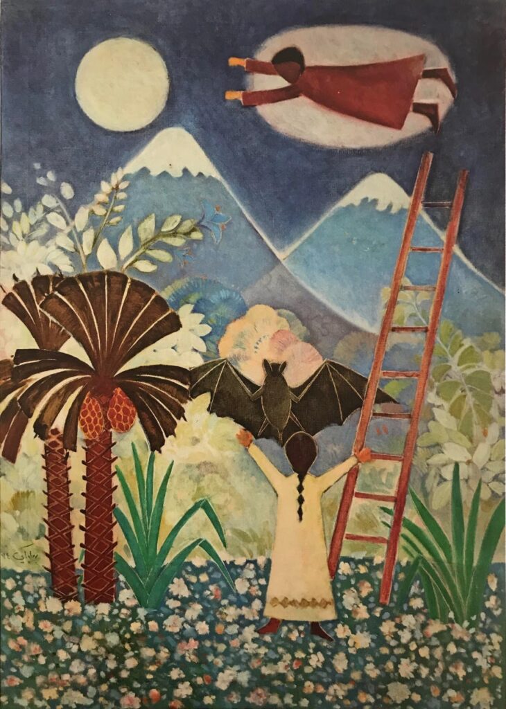 Abdul Hamid Baalbaki (Lebanon, 1940 - 2013), Childhood Dream, 1974, oil on canvas, 130 x 91 cm