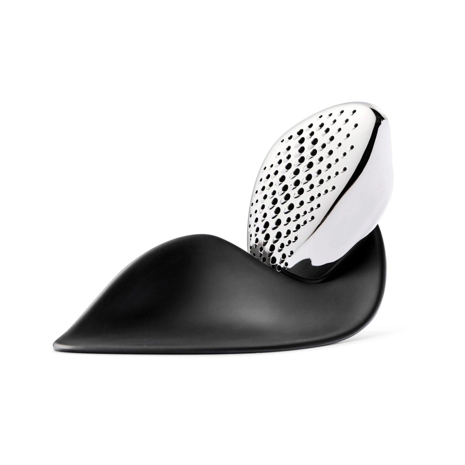 Alessi Forma ZH03 Design grater made of stainless steel 18/10 and melamine bottom